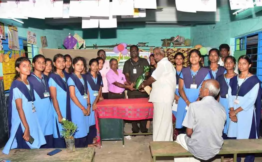 Inauguration ceremony of Annamalai University Agricultural Field students staying and training in the village