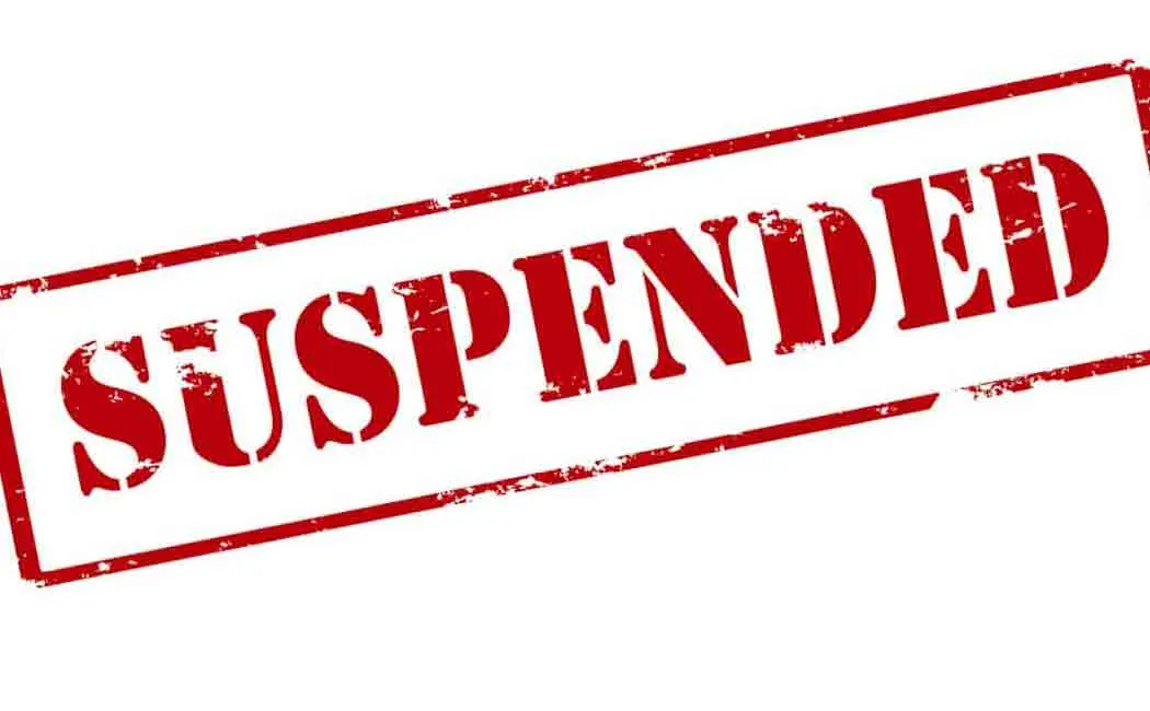Government bus driver has been suspended in salem 
