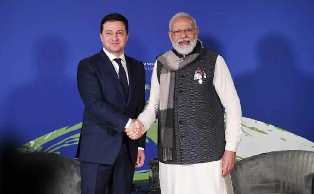 Prime Minister Modi spoke to Ukrainian President Zelensky