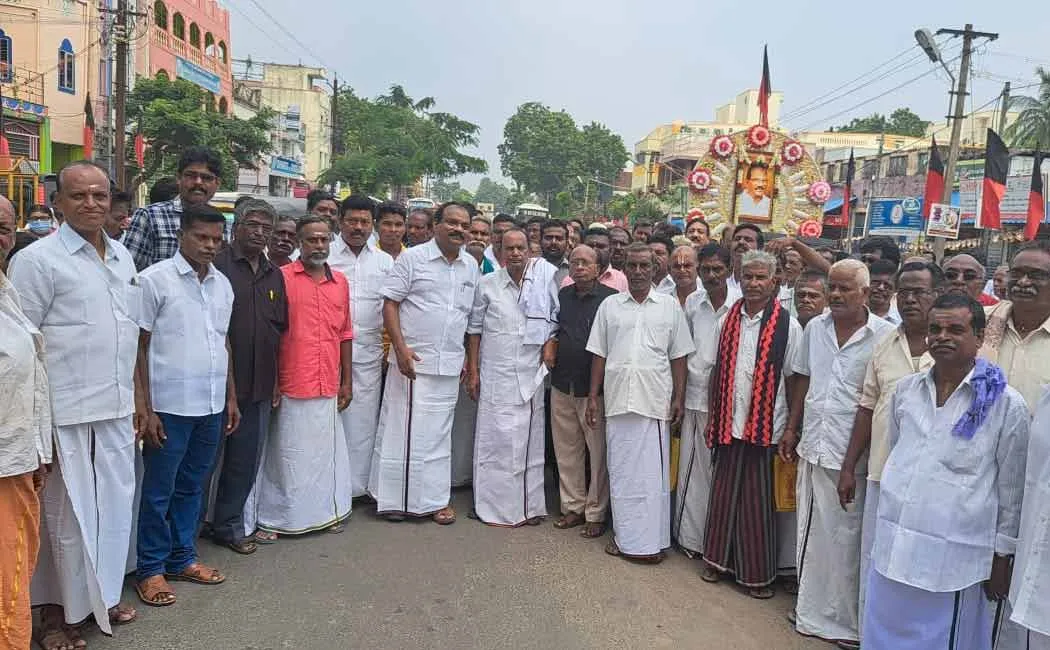 23rd death anniversary of former DMK MLA from Chidambaram constituency