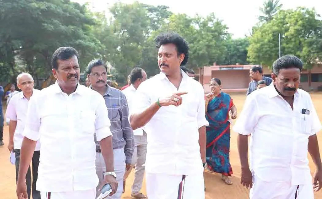 Chief Minister Trichy tour! Minister Anbil Mahesh  inspection 