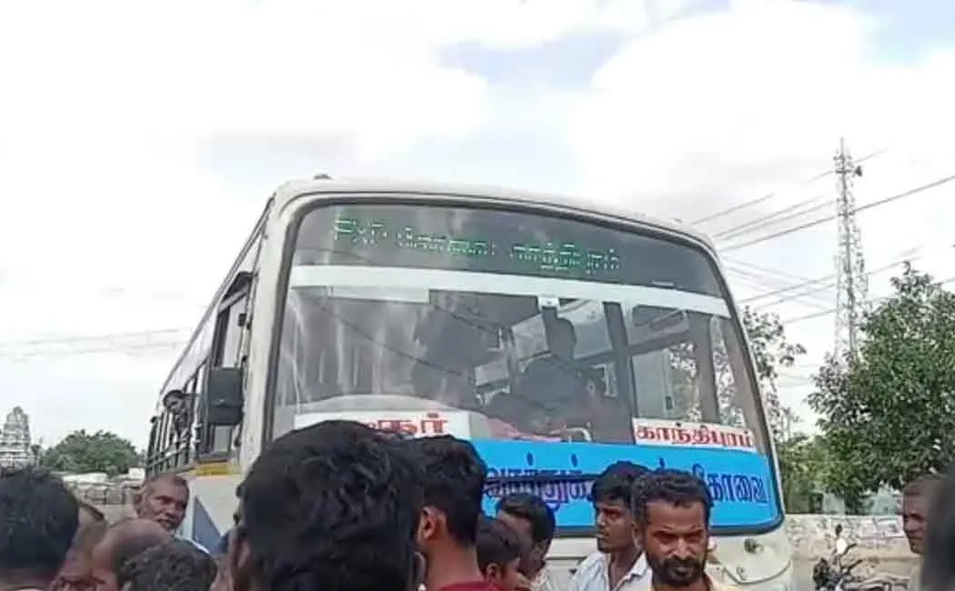 Karur K.Paramathi bus issue 
