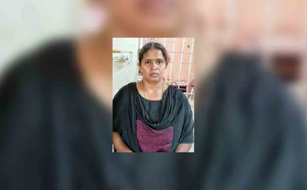 Pachiyammal was arrested for defrauding a businessman of Rs. 12.58 lakh 