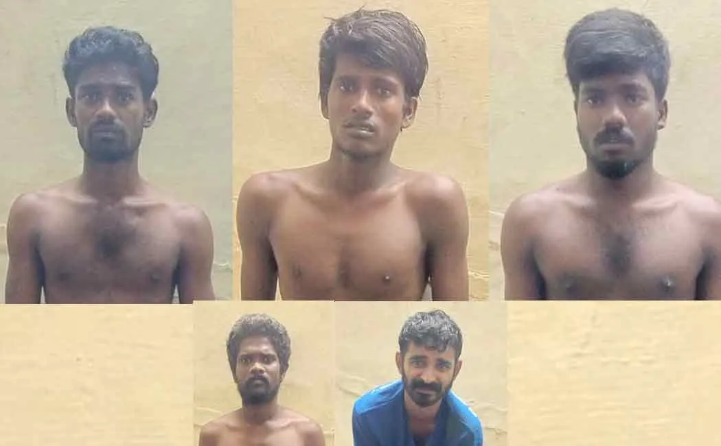 Beet Police caught 5 person 