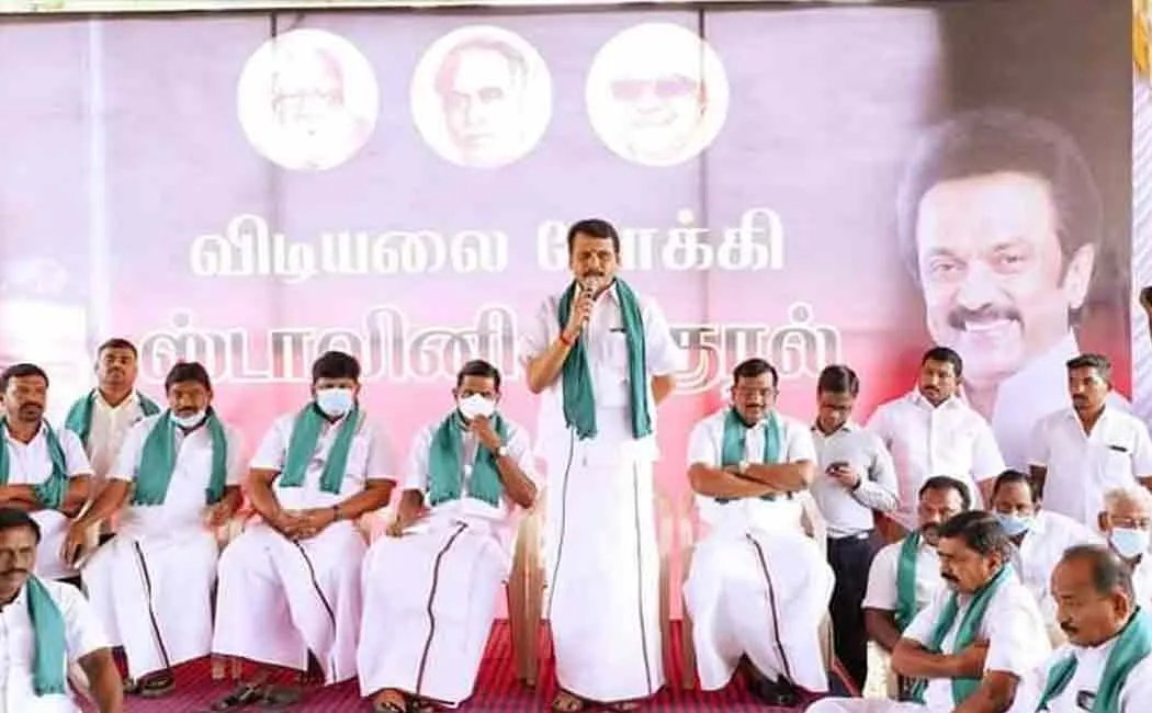 DMK MLA Senthilbalaji speech at karuru regarding edappadi palanisamy 
