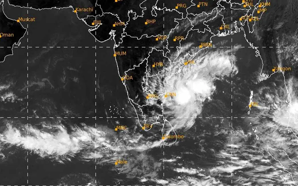 A low pressure area is forming in the Bay of Bengal!