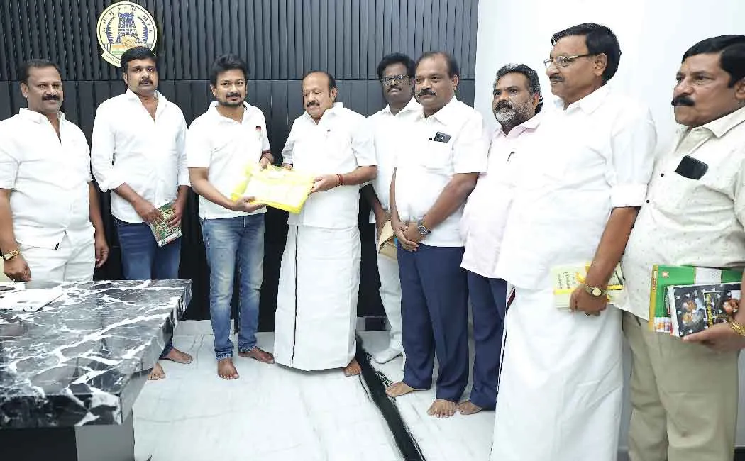 Conference Fund Rs. 1.62 crore was given by Minister MRK. Paneer Selvam