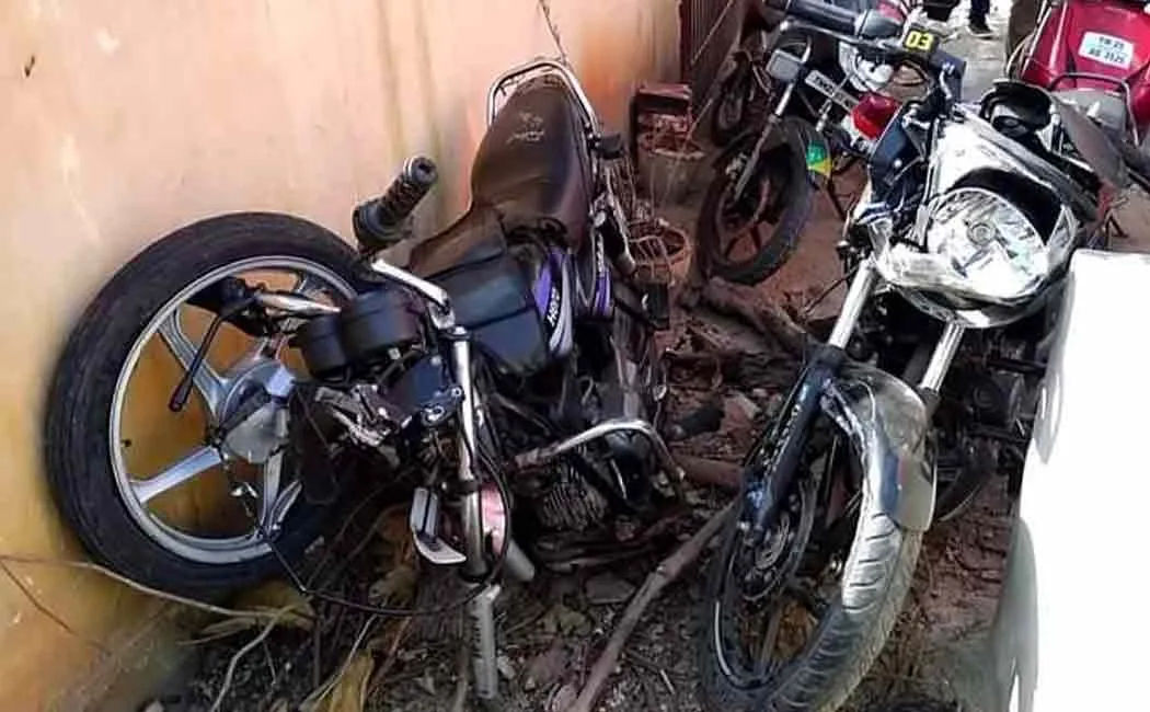 Two wheeler accident three passes away  