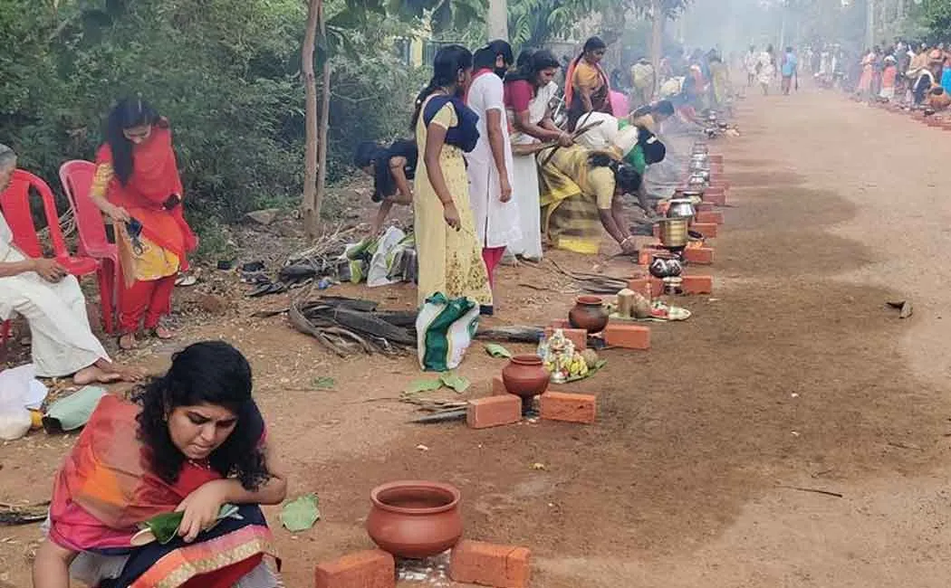 Atrukaal festival celebrated in kanyakumari 