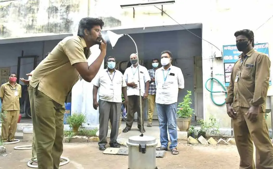 erode front line workers steam water treatment 