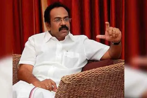 admk jayakumar talks about edappadi palanisamy son america trip related 