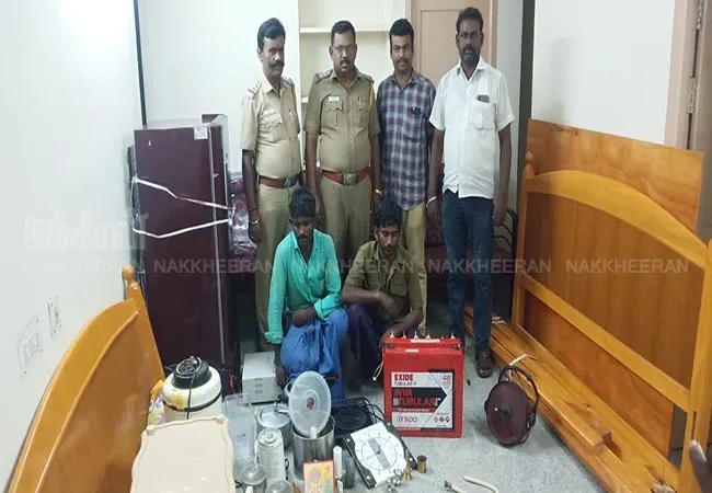 Breaking the house in cinematic style     Trafficking thief dindigul 