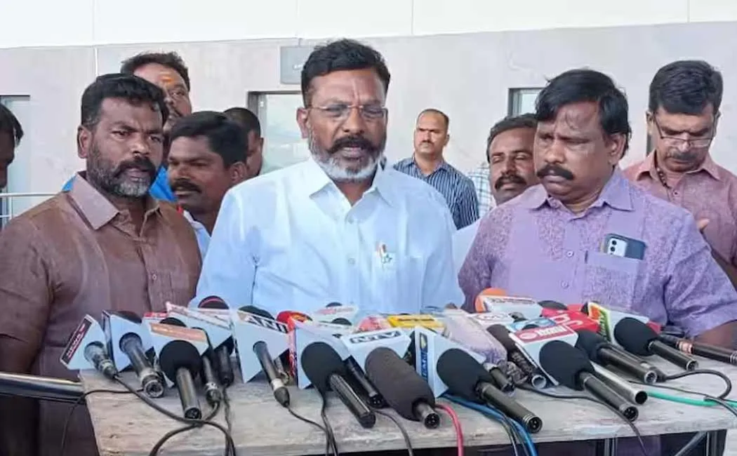 thirumavalavan met interview at trichy