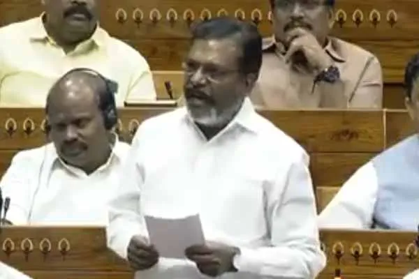 MP Thirumavalavan says They are running the govt in a threatening manner