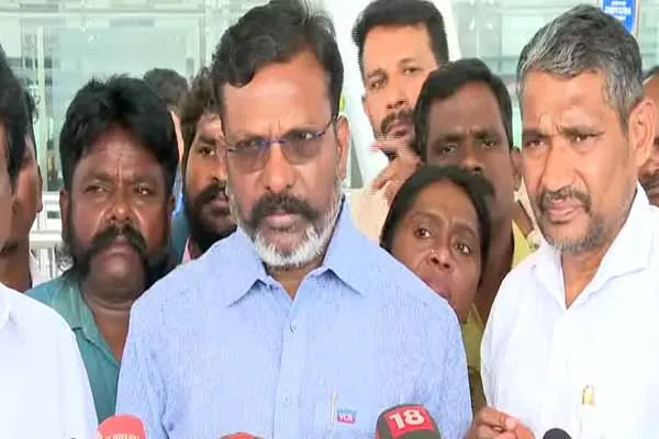  Thirumavalavan says they welcome the BJP’s struggle against TASMAC