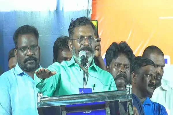Thirumavalavan says The call came from Delhi