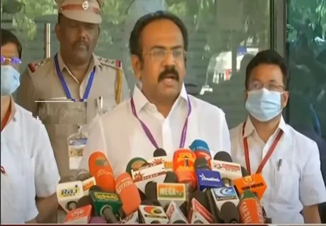 tamilnadu minister pressmeet at chennai 