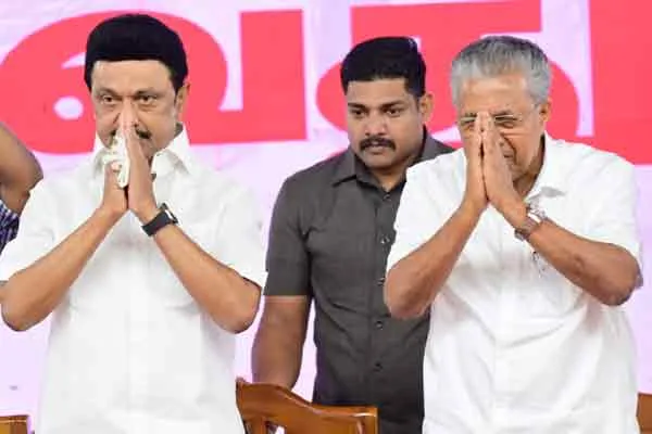 tn cm mk stalin request accepted by kerala cm pinarayi vijayan in nagercoil meeting