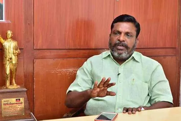   MPs suspension issue Thirumavalavan MP Condemnation