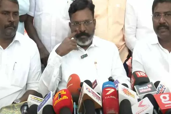 thol Thirumavalavan MP Explanation Additional constituencies VCK Competition
