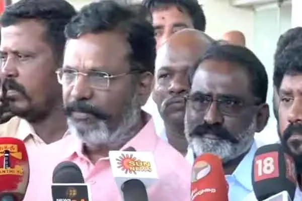  Decision taken considering the political future Thol Thirumavalavan MP Interview