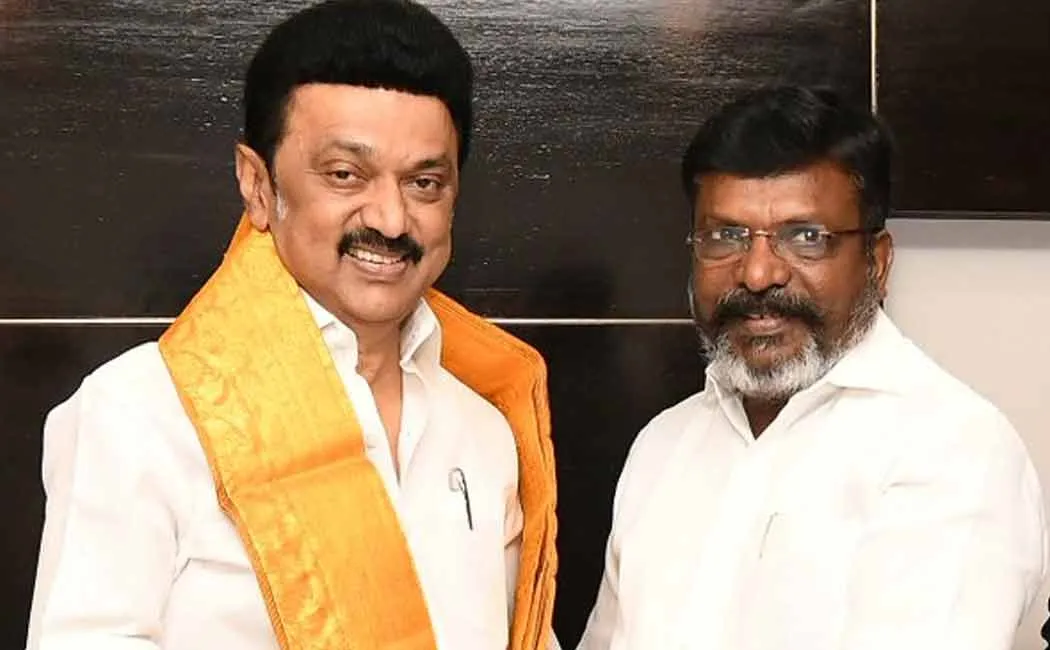 vck chief thol thirumavalavan congrats cm mk stalin