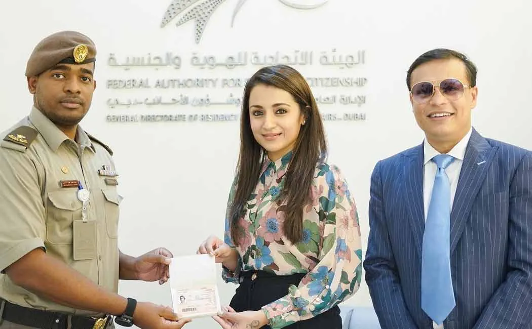 Trisha has been granted a Golden Visa  UAE