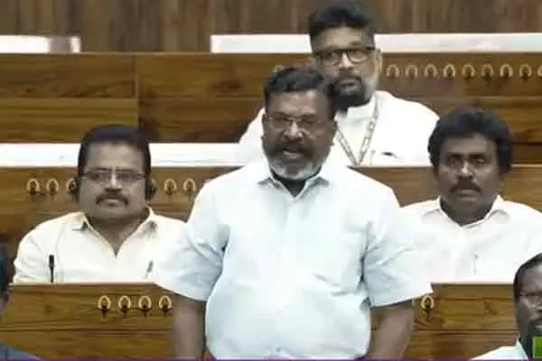  Thirumavalavan says Theatrical politics to win women's votes on women's reservation