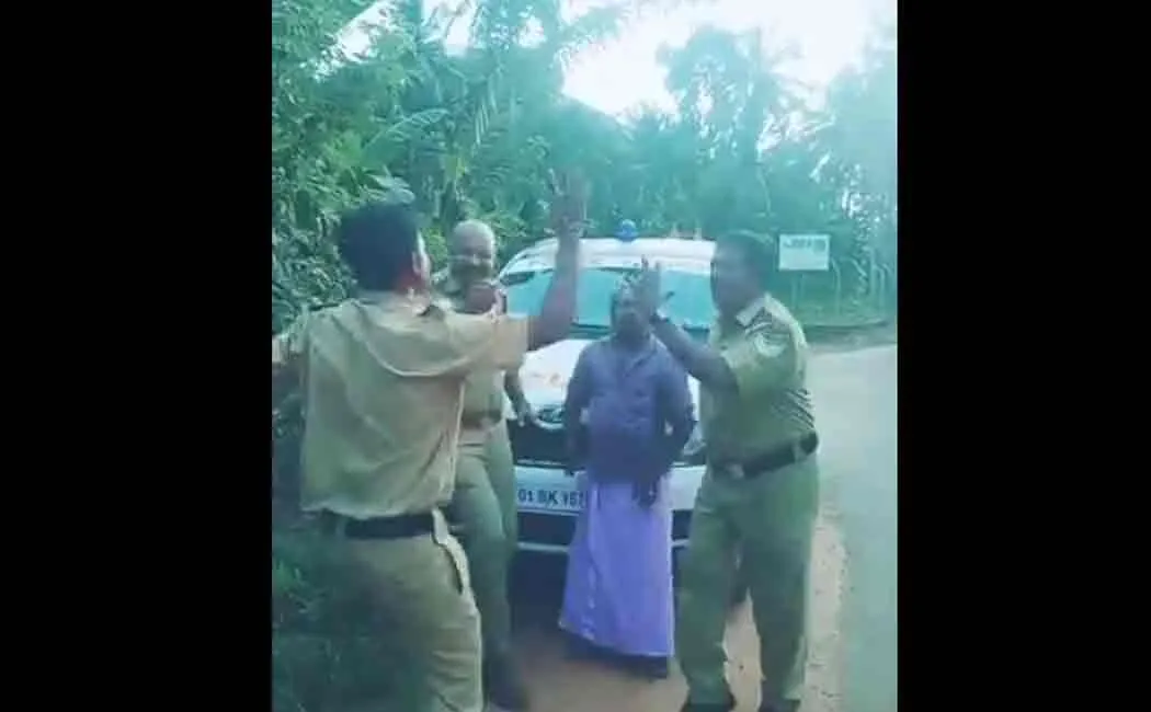 kerala police made tik tok video with prisoner