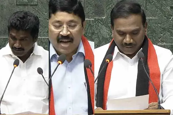 Tamil Nadu MPs take oath in Lok Sabha