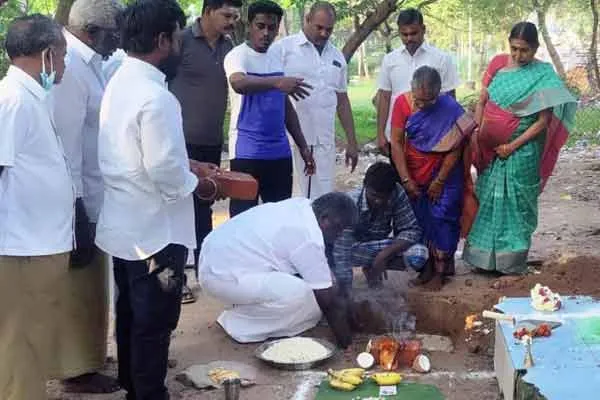 cuddalore district chidambaram public toilet foundation stone function 