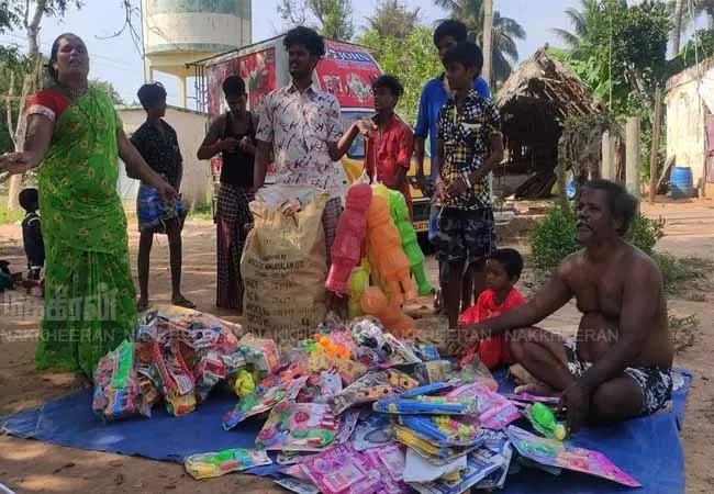 There is not even money to buy milk for a hungry crying baby ... Teardrop toy sellers!