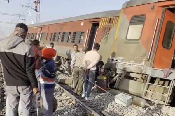 High speed train derailment accident in rajasthan