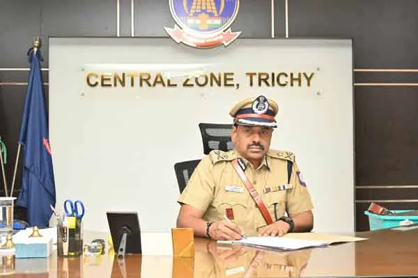 trichy first city police commissioner  take  a charge 