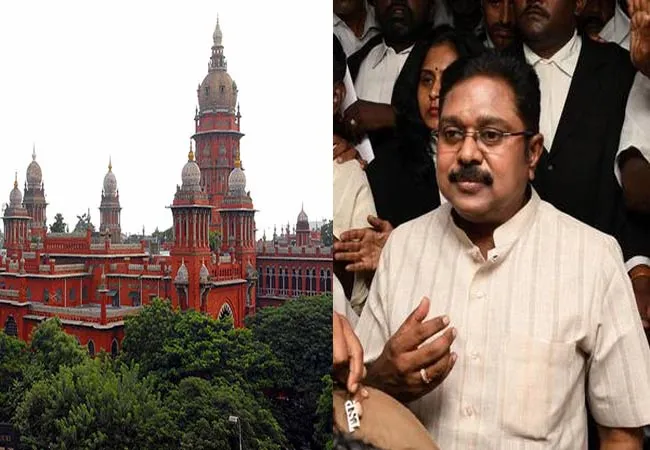 chennai high court ammk party registration india election commission 