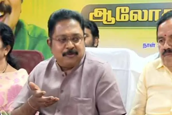 TTV Dhinakaran says Murasoli is the witness that the Chief Minister is ruling like Hitler