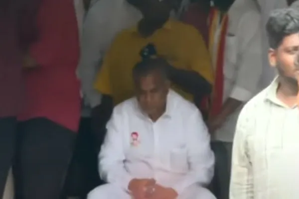 T.V.K. General Secretary Anand arrested!