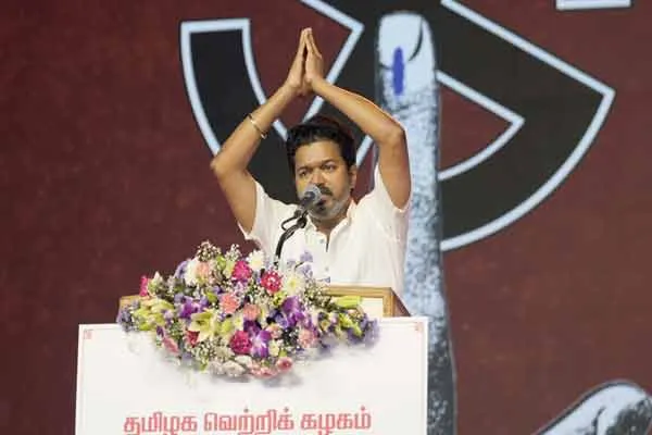tvk Booth Committee meeting for the 2nd day today chaired by Vijay