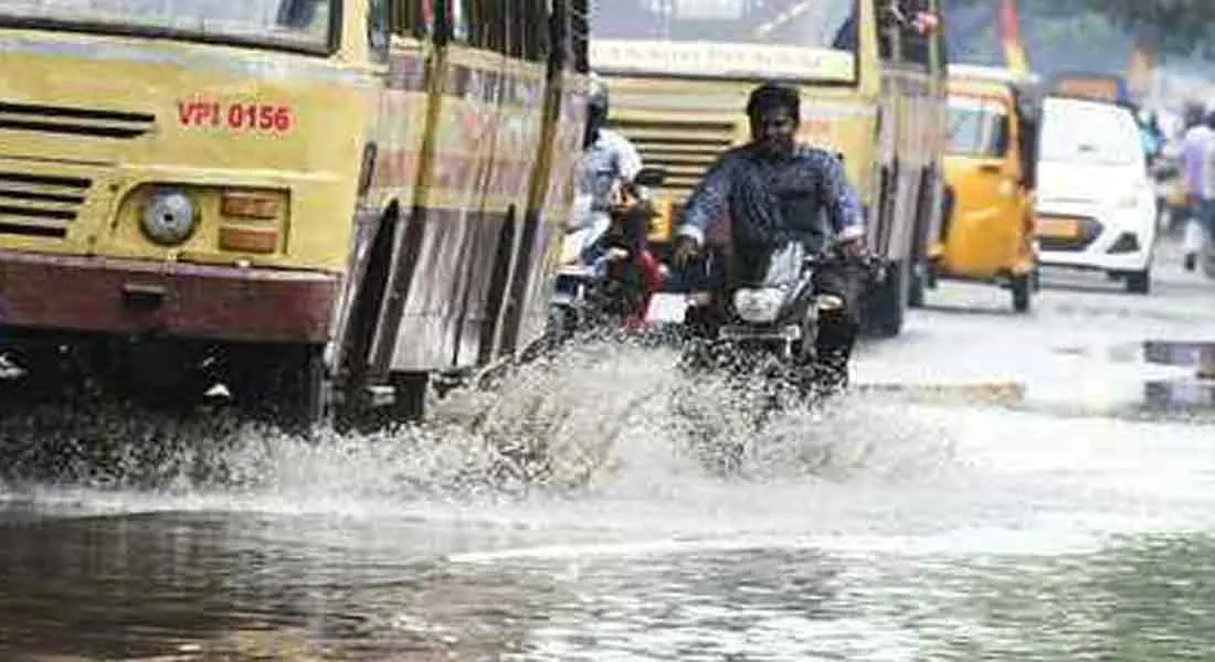  Heavy rainfall in Tamil Nadu