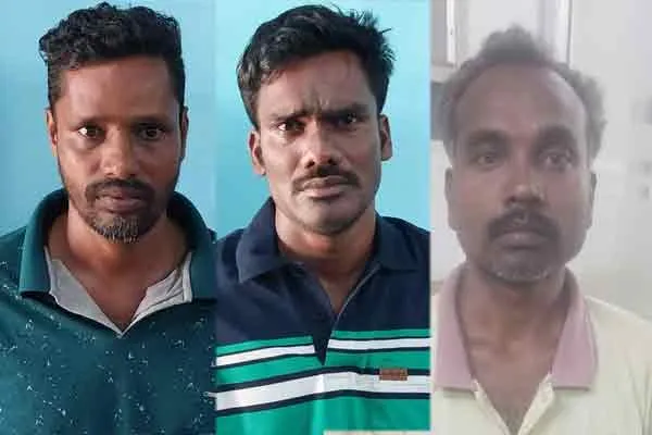 trichy railway track tyre incident three persons involved 