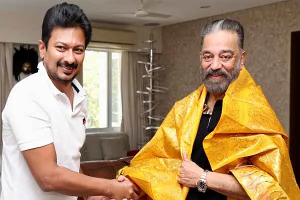 Deputy Chief Minister meets Kamal Haasan!
