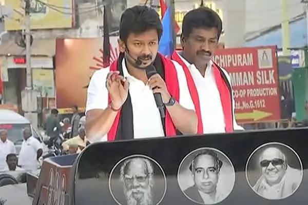 Let's vow to defeat the fascists  Minister Udayanidhi Stalin's 