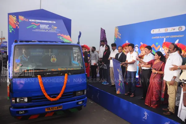'Gelo India' Games; Minister Udayanidhi launched the vehicle campaign