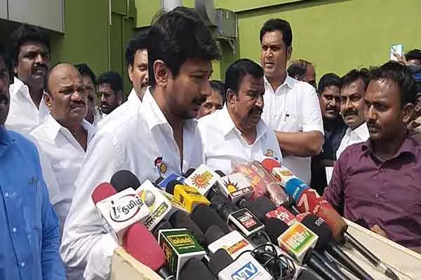 minister udhayanidhi stalin talks about cm cup sports game final match 