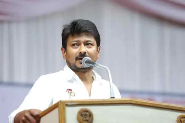udhayanidhi stalin talks about bjp politics in covai codissia ground  