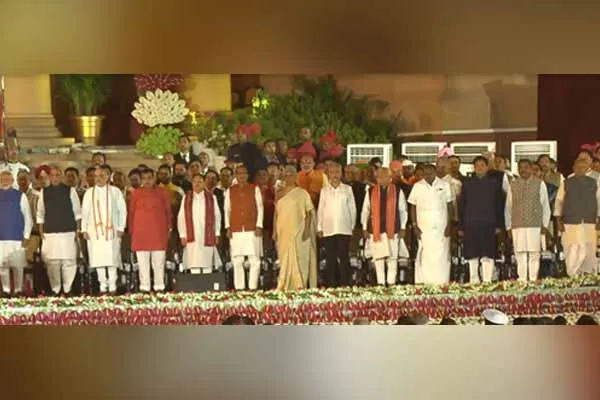Union Joint Minister L. Murugan swearing in