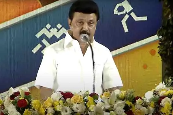 Sports have the power to create social harmony Chief Minister M.K. Stalin