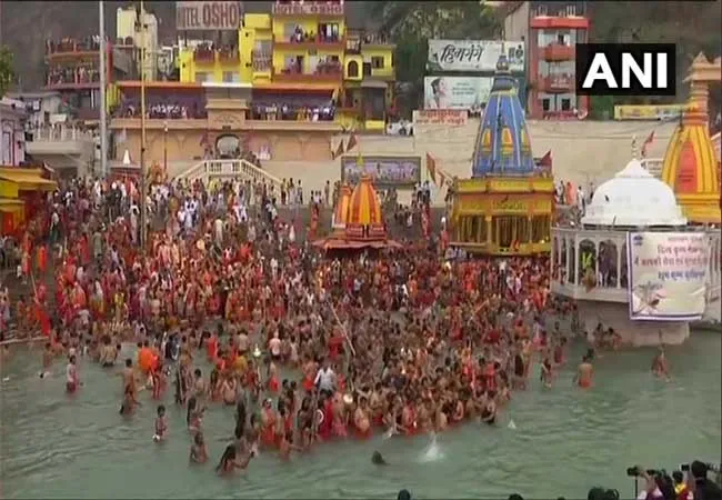 uttarakhand haridwar district ganga river Maha Kumbh 