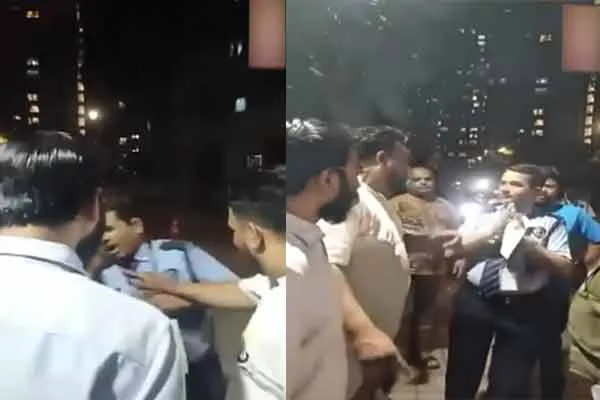 Raj Thackeray Party members hit the security guard because he did not know Marathi in maharashtra