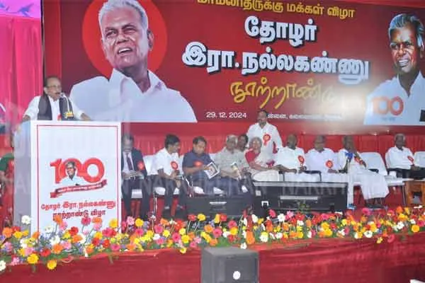 He read Nehru books and took responsibility in the Communist Party of India Vaiko Talk
